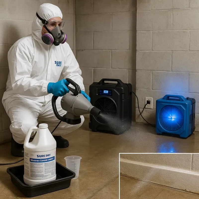 Sanitization and Odor Removal process in Owings Mills, MD
